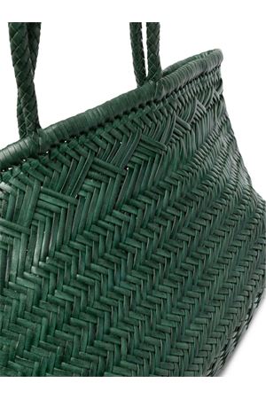 Triple Jump Big Bamboo forest green leather bag DRAGON DIFFUSION | 8810DGSRMATFOREST